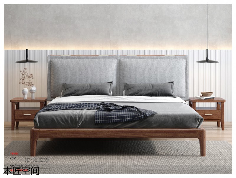 木匠空間現(xiàn)代簡約實木家具