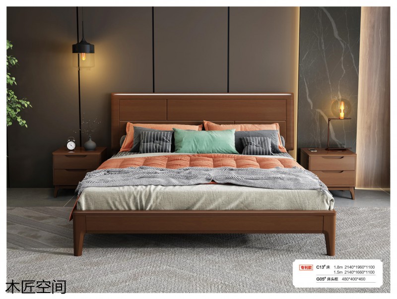 木匠空間現(xiàn)代簡約實木家具