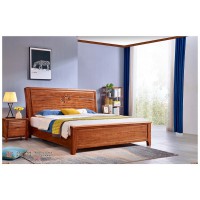 世華現代輕奢紅檀木家具：2031#大床、008#床頭柜