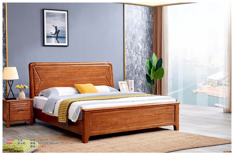 2022#大床、008#床頭柜