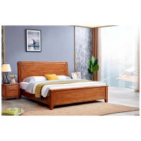 世華現代輕奢紅檀木家具：2022#大床、008#床頭柜