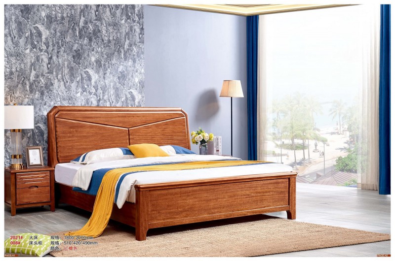 2021#大床、008#床頭柜