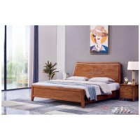 世華現代輕奢紅檀木家具：2040#大床、003#床頭柜