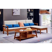 世華現代輕奢紅檀木家具：9011#轉角沙發、9008#長茶幾