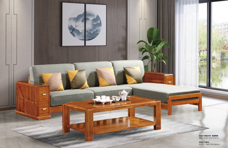 8893#轉角沙發 冬夏兩用、8905#長茶幾