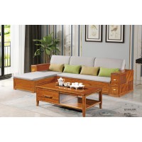 百福源康金絲檀木家具：8893#轉角沙發 冬夏兩用、8901#長茶幾