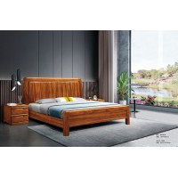 百福源康金絲檀木家具：8163#床