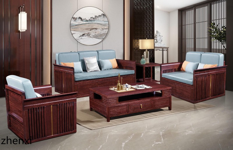 赤金檀木時尚新中式家具4