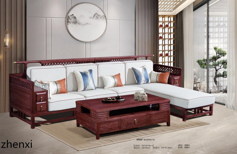 赤金檀木時尚新中式家具6