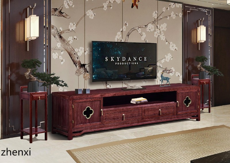 赤金檀木時尚新中式家具7