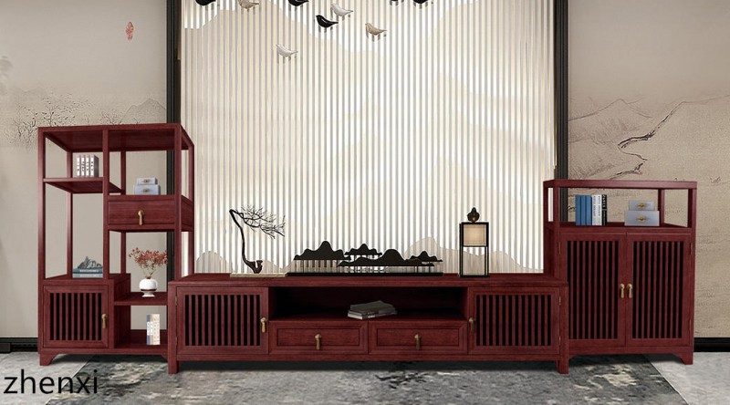 赤金檀木時尚新中式家具8