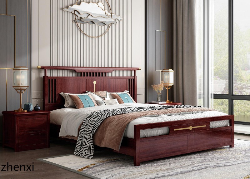 赤金檀木時尚新中式家具22