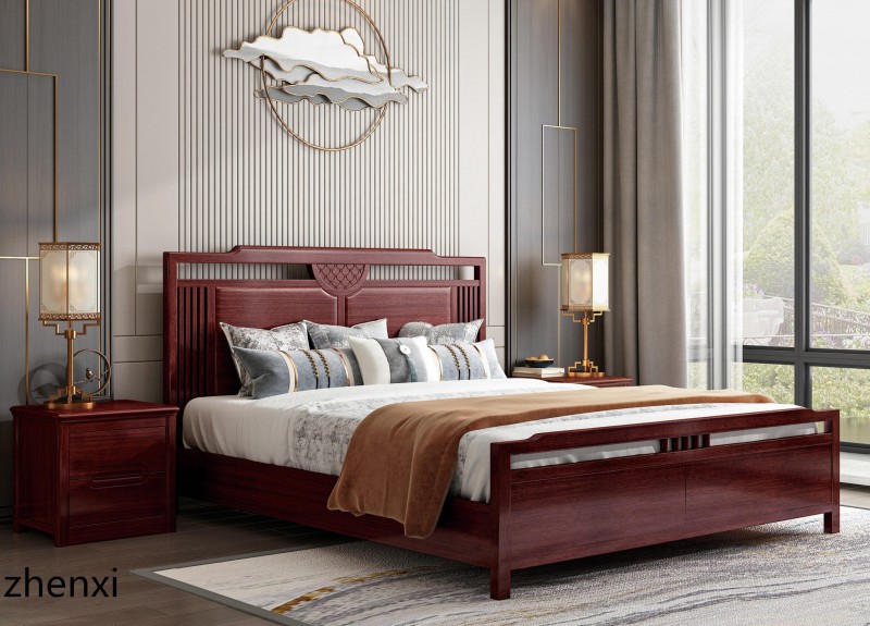 赤金檀木時尚新中式家具23