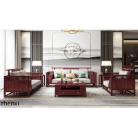 時尚新中式風(fēng)格家具，赤金檀木家具廠家，赤金檀木新中式套房家具招商