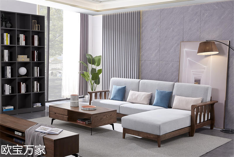 歐寶萬(wàn)家現(xiàn)代時(shí)尚極簡(jiǎn)白蠟?zāi)炯揖?