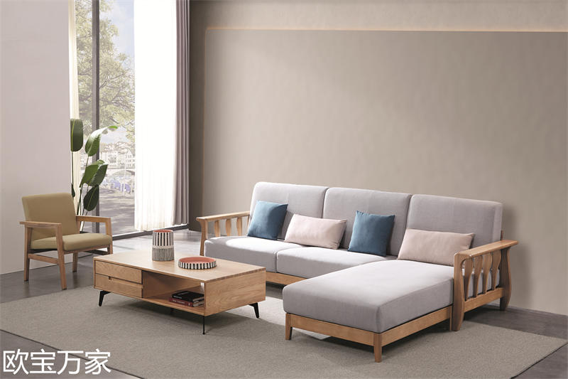 歐寶萬(wàn)家現(xiàn)代時(shí)尚極簡(jiǎn)白蠟?zāi)炯揖?