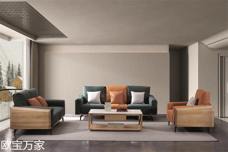 歐寶萬(wàn)家現(xiàn)代時(shí)尚極簡(jiǎn)白蠟?zāi)炯揖?