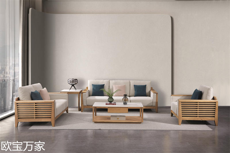 歐寶萬(wàn)家現(xiàn)代時(shí)尚極簡(jiǎn)白蠟?zāi)炯揖?