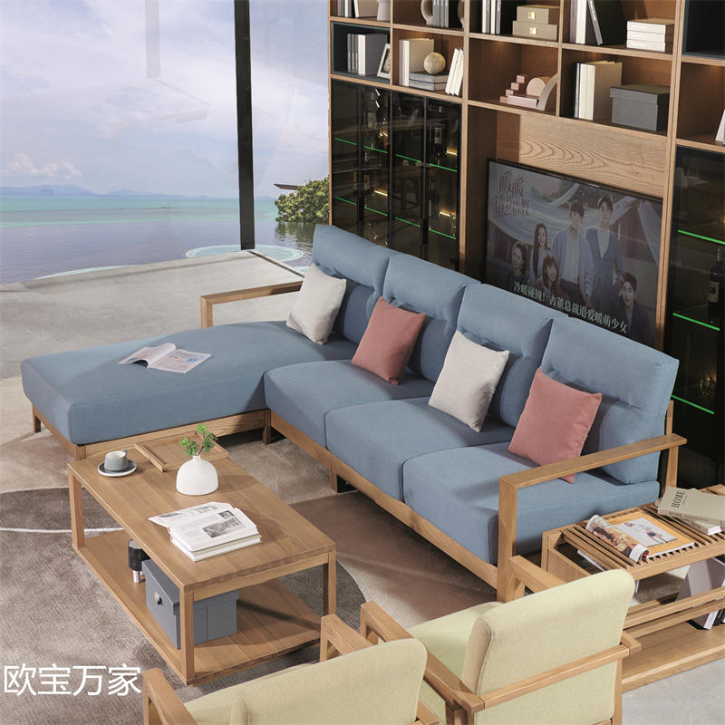 歐寶萬(wàn)家現(xiàn)代時(shí)尚極簡(jiǎn)白蠟?zāi)炯揖?5