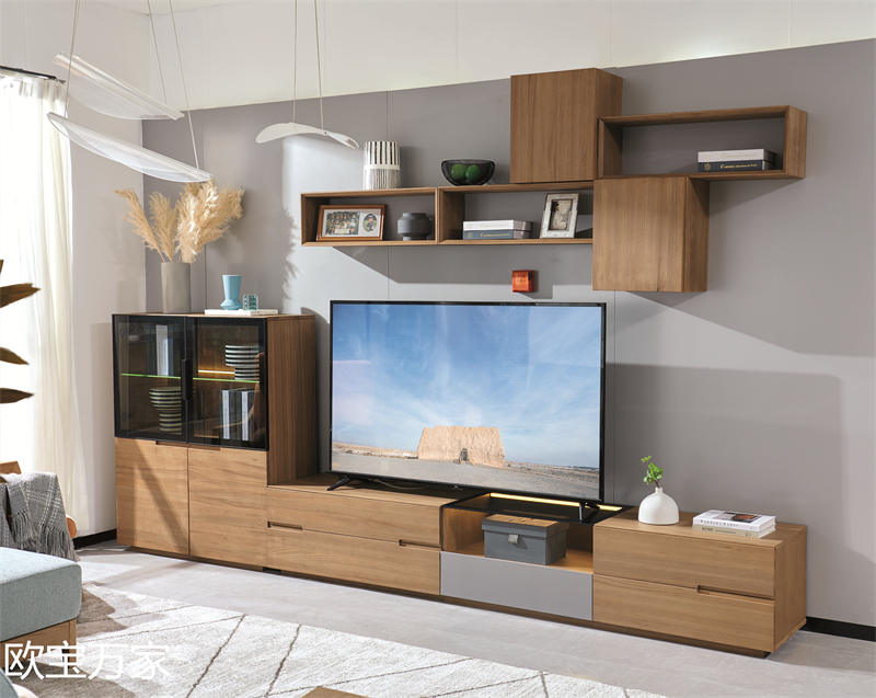 歐寶萬(wàn)家現(xiàn)代時(shí)尚極簡(jiǎn)白蠟?zāi)炯揖?8