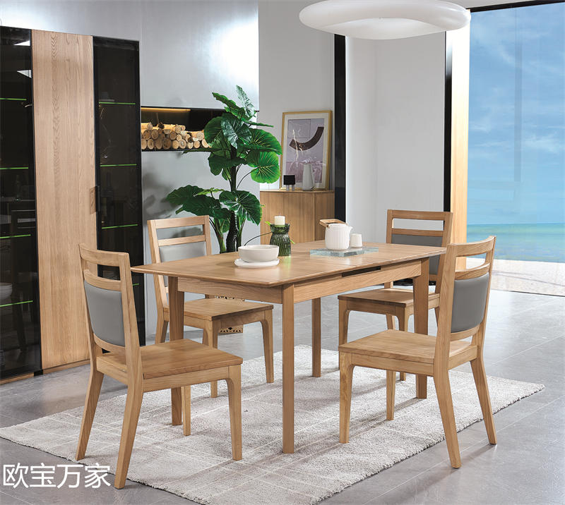 歐寶萬(wàn)家現(xiàn)代時(shí)尚極簡(jiǎn)白蠟?zāi)炯揖?6