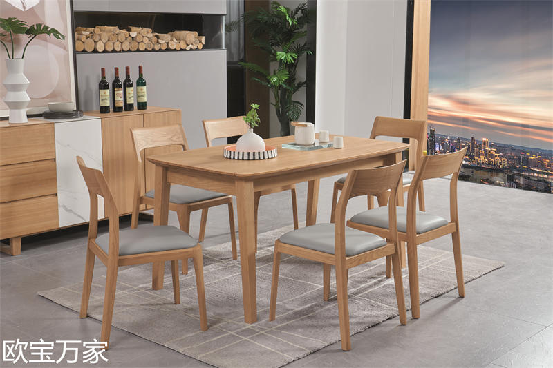 歐寶萬(wàn)家現(xiàn)代時(shí)尚極簡(jiǎn)白蠟?zāi)炯揖?1