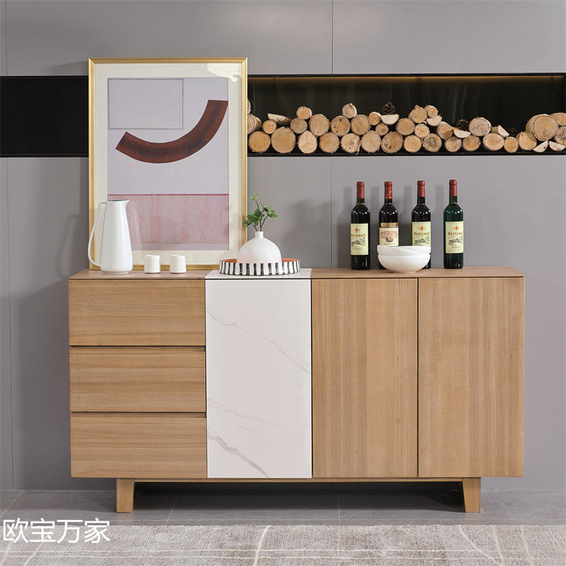 歐寶萬(wàn)家現(xiàn)代時(shí)尚極簡(jiǎn)白蠟?zāi)炯揖?4