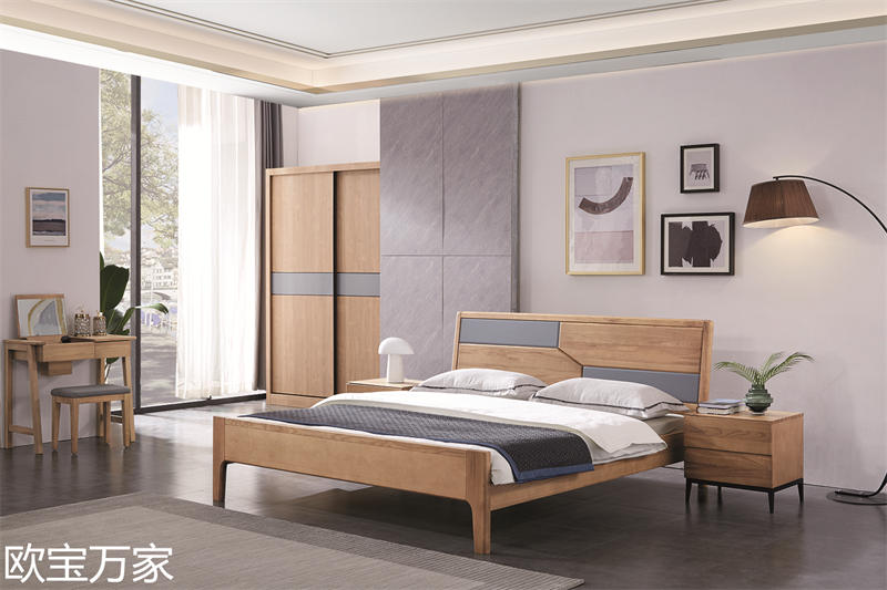 歐寶萬(wàn)家現(xiàn)代時(shí)尚極簡(jiǎn)白蠟?zāi)炯揖?2