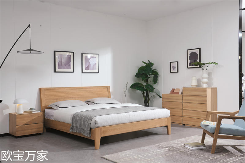 歐寶萬(wàn)家現(xiàn)代時(shí)尚極簡(jiǎn)白蠟?zāi)炯揖?6