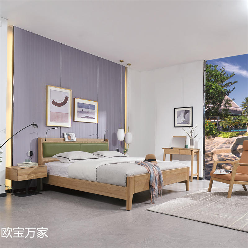 歐寶萬(wàn)家現(xiàn)代時(shí)尚極簡(jiǎn)白蠟?zāi)炯揖?7