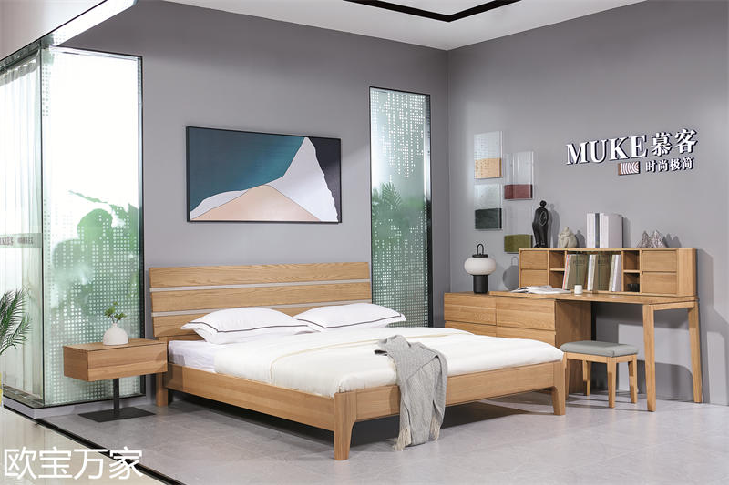 歐寶萬(wàn)家現(xiàn)代時(shí)尚極簡(jiǎn)白蠟?zāi)炯揖?8