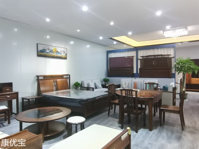 康優寶輕奢新中式家具工廠展廳實拍1