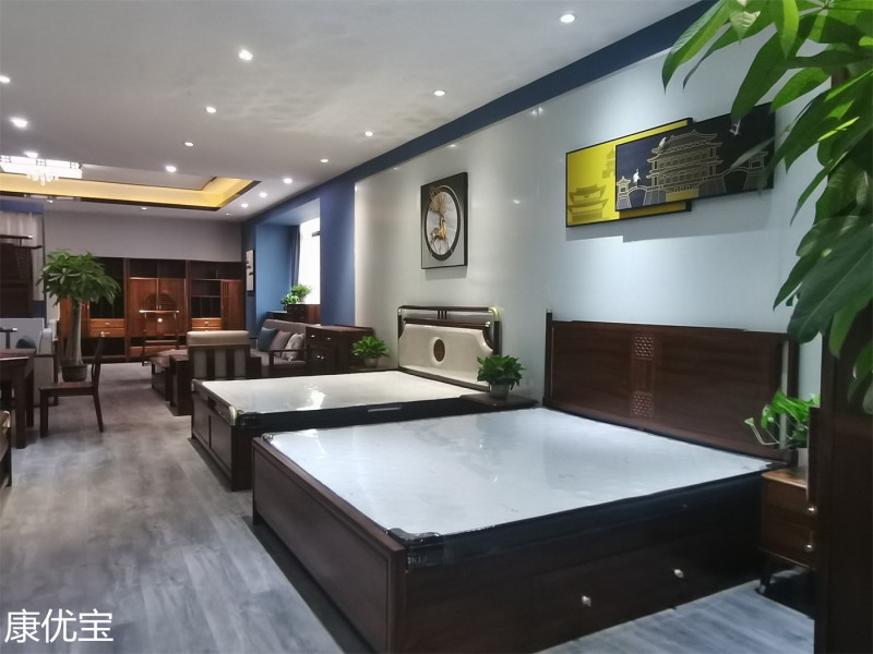 康優寶輕奢新中式家具工廠展廳實拍2