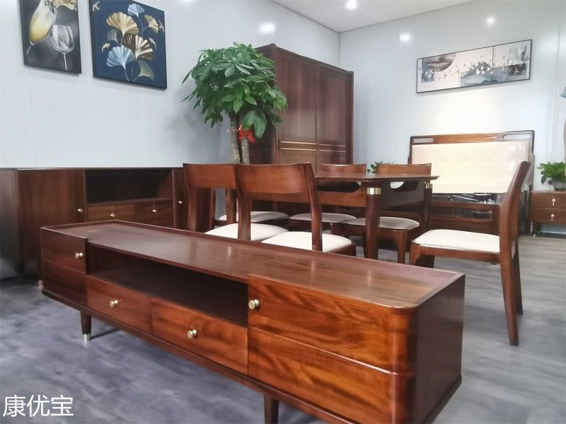 康優寶輕奢新中式家具工廠展廳實拍4