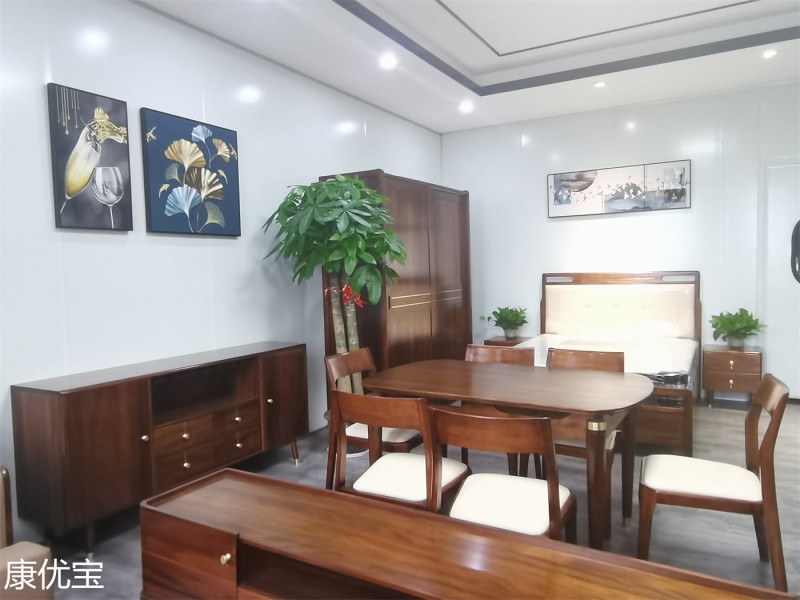 康優寶輕奢新中式家具工廠展廳實拍7