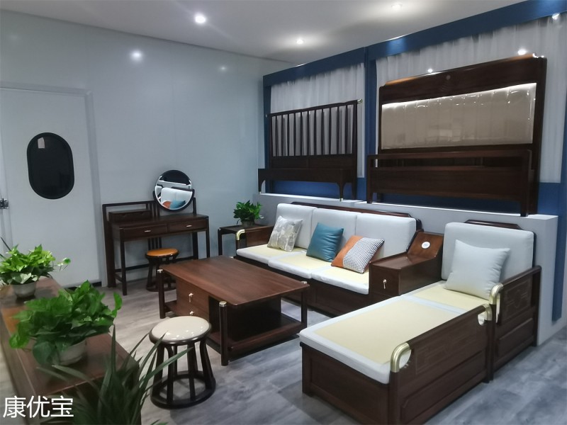 康優寶輕奢新中式家具工廠展廳實拍10