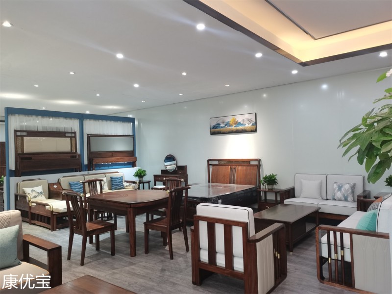 康優寶輕奢新中式家具工廠展廳實拍15