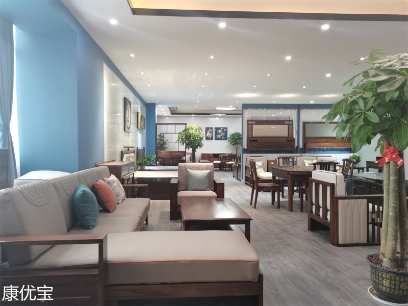 康優寶輕奢新中式家具工廠展廳實拍16
