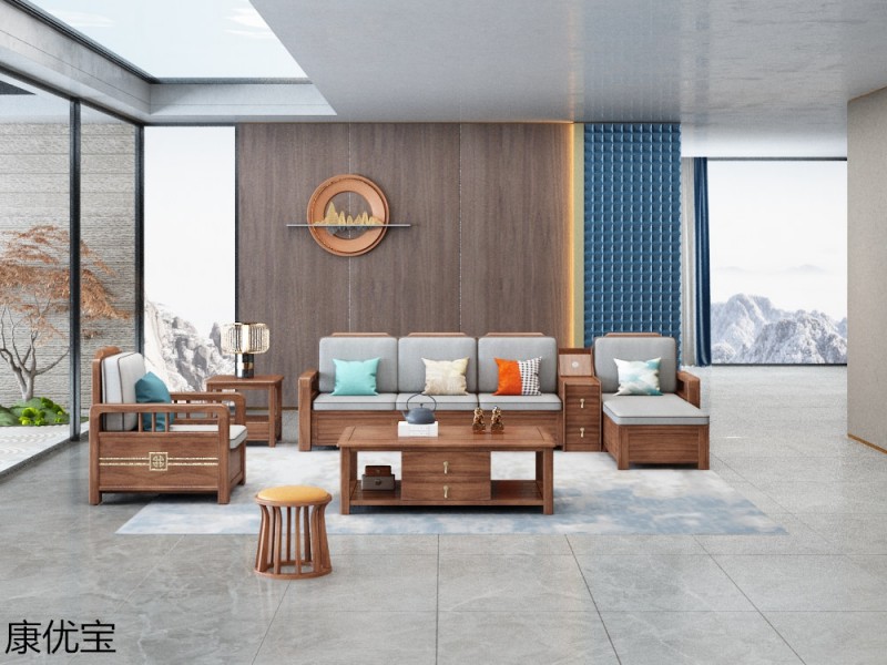 江西南康輕奢新中式家具17