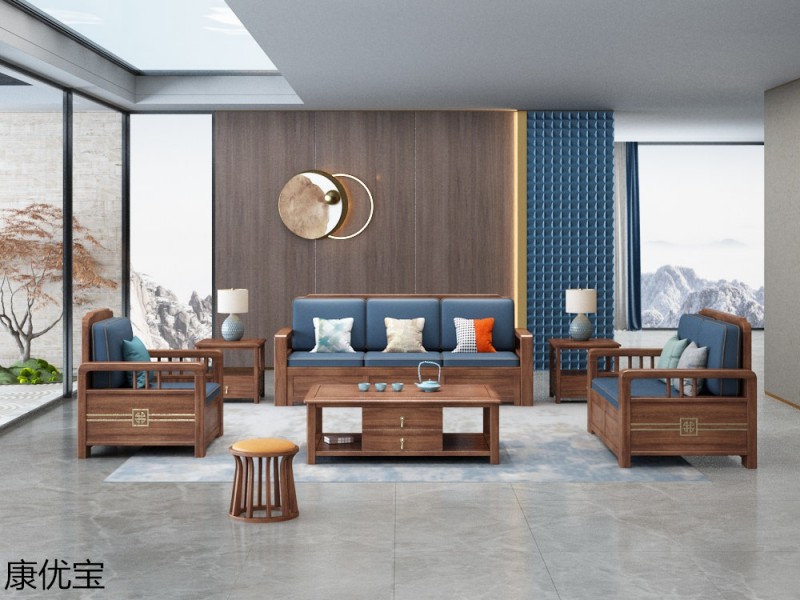 江西南康輕奢新中式家具18