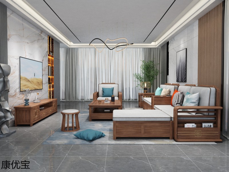 江西南康輕奢新中式家具21