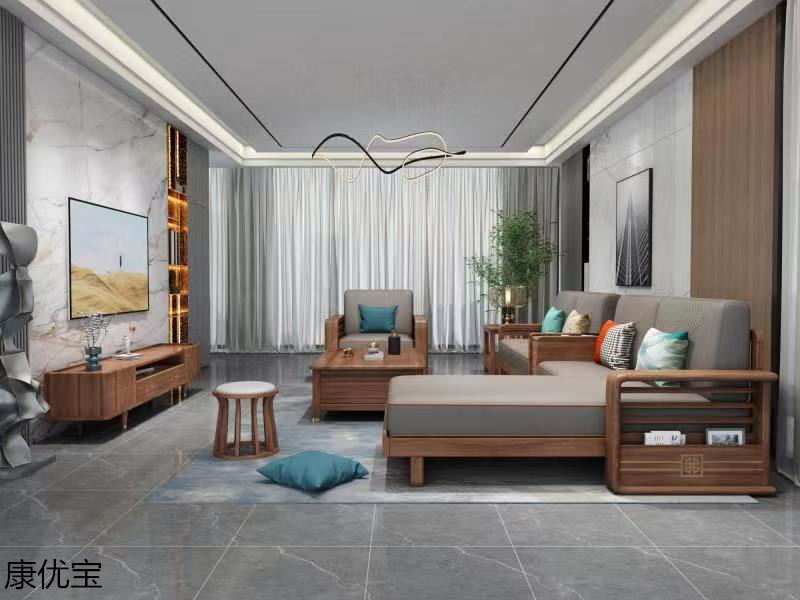 江西南康輕奢新中式家具22