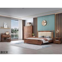 康優(yōu)寶輕奢新中式家具,南康輕奢新中式家具廠家,江西輕奢新中式胡桃木套房招商