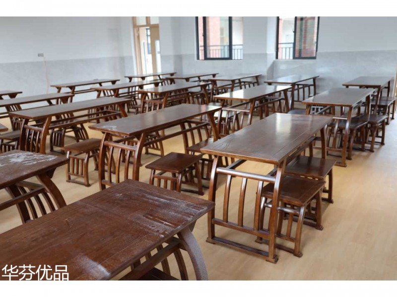 學校、部隊、科研實驗室實木家具、課桌、宿舍上下雙層床工程定制9