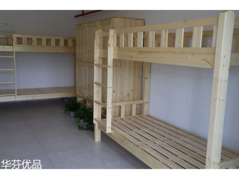 學校、部隊、科研實驗室實木家具、課桌、宿舍上下雙層床工程定制29
