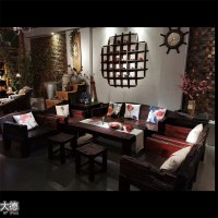 南康古船木家具,江西實(shí)木茶臺(tái)、茶桌批發(fā),農(nóng)莊、酒莊、會(huì)所家具工程定制,大德家具廠家