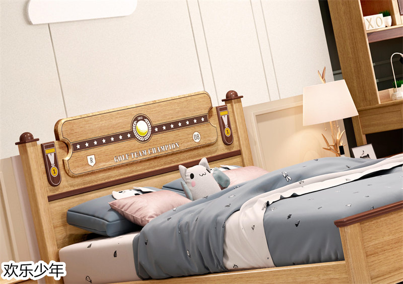 江西南康歡樂少年木蠟油青少年兒童家具23