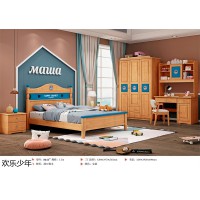 歡樂少年青少年兒童木蠟油家具,江西南康水洗白、壓紋、軟體卡通兒童床廠家,天佑家具