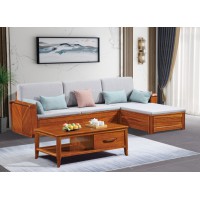 百福源康金絲檀木家具：8895#冬夏兩用轉角沙發