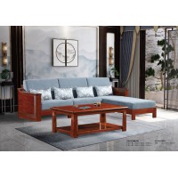 百福源康紅胡桃系列家具：3306#轉角沙發